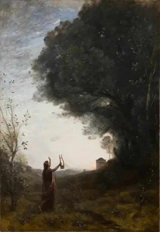 Orfeus Işığa Selam Duruyor - Jean-Baptiste Camille Corot