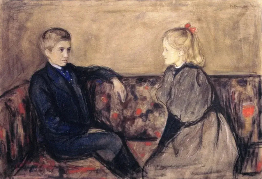 Oscar ve Ingeborg Heiberg - Edvard Munch