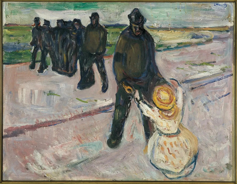 İşçi ve Çocuk - Edvard Munch