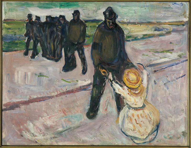 İşçi ve Çocuk - Edvard Munch