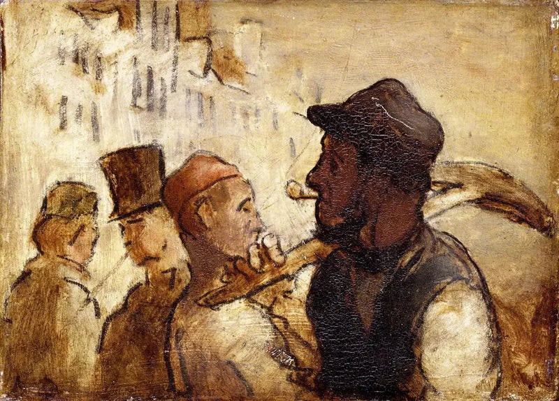Sokakta İşçiler - Honoré Daumier