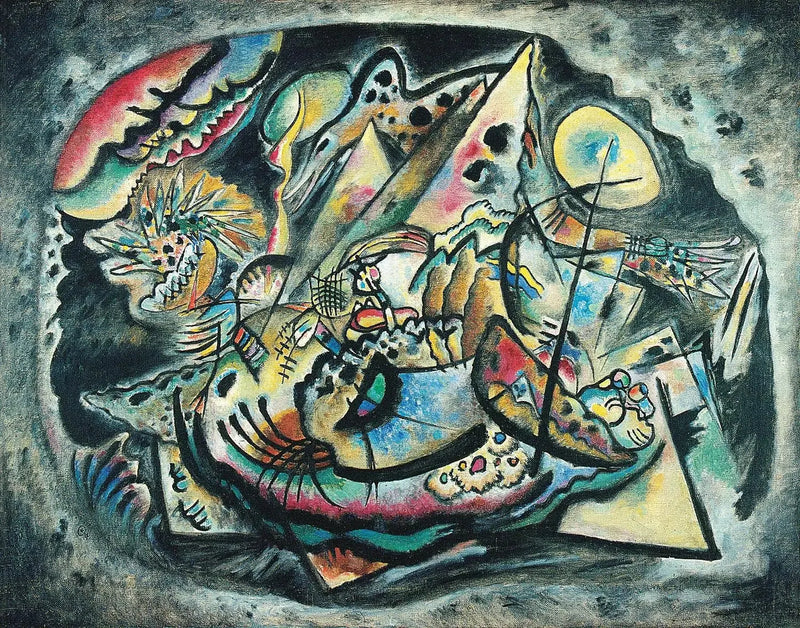 Gri Oval - Vassily Kandinsky
