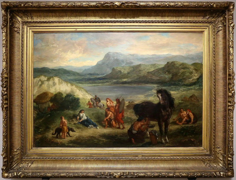 İskitler Arasında Ovide - Eugène Delacroix