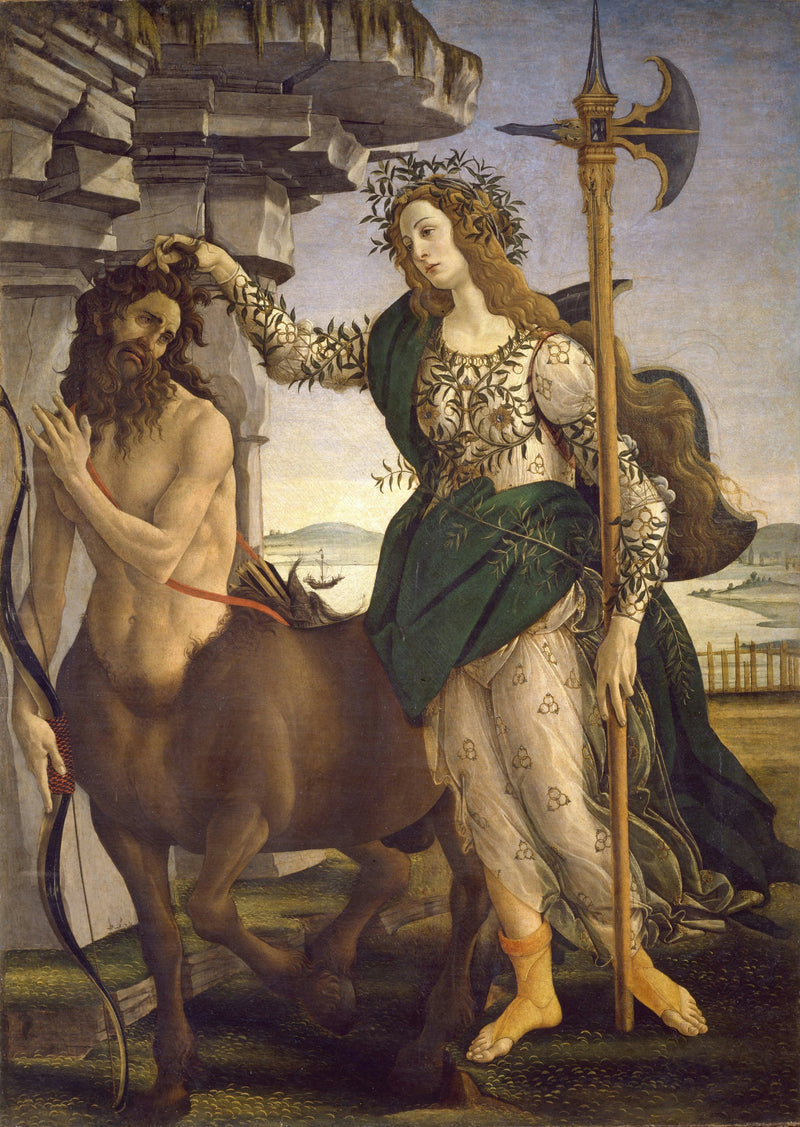 Pallas ve Yarı İnsan Yarı At - Sandro Botticelli