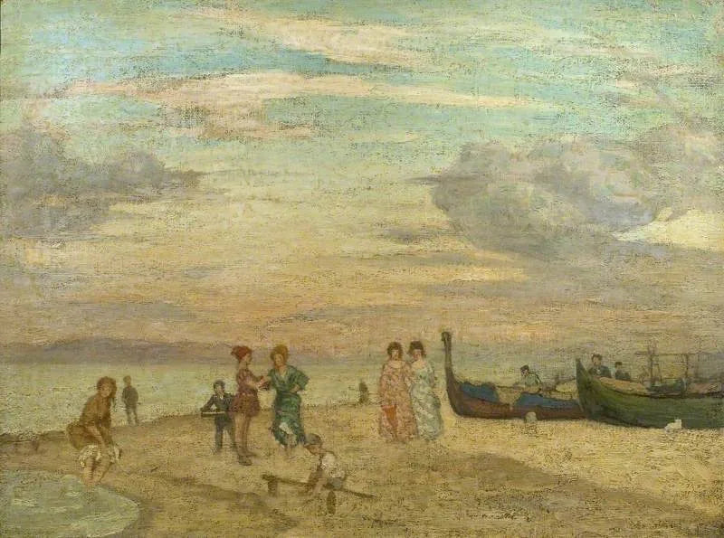 Palm Beach, Venedik yakınlarında, İtalya - Charles Conder