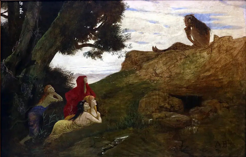 Pan ve Dryadlar - Arnold Böcklin