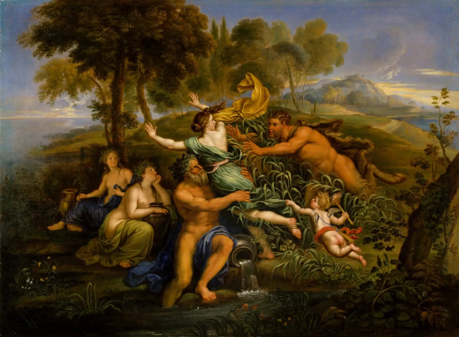 Pan ve Syrinx - Pierre Mignard