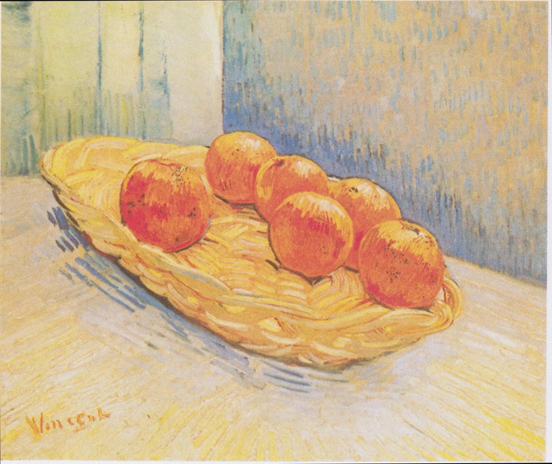 Portakal Sepetli Natürmort - Vincent van Gogh