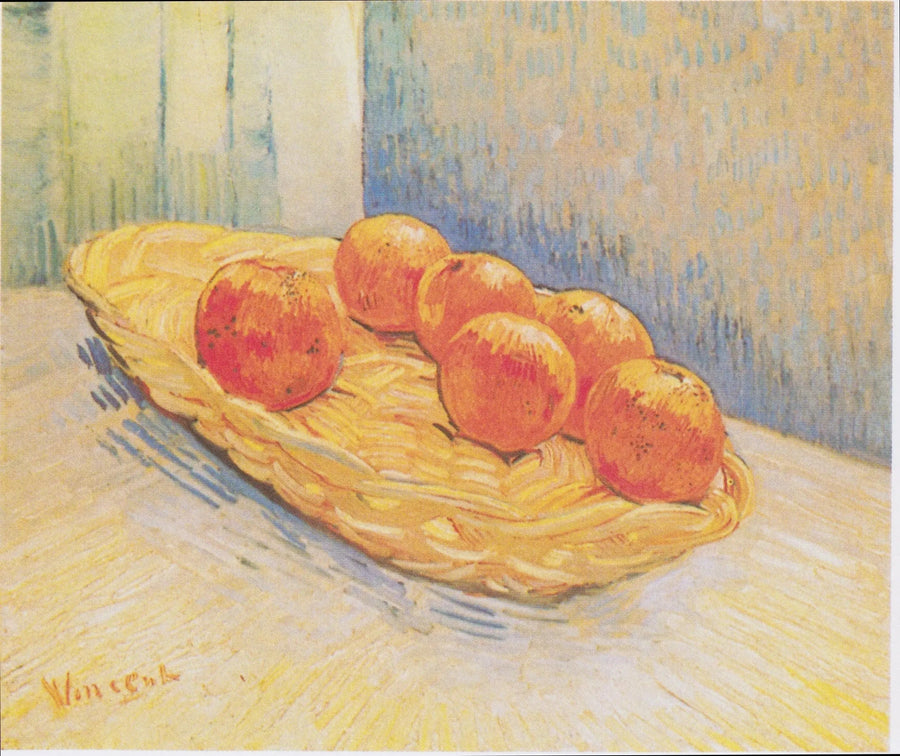 Portakal Sepetli Natürmort - Vincent van Gogh
