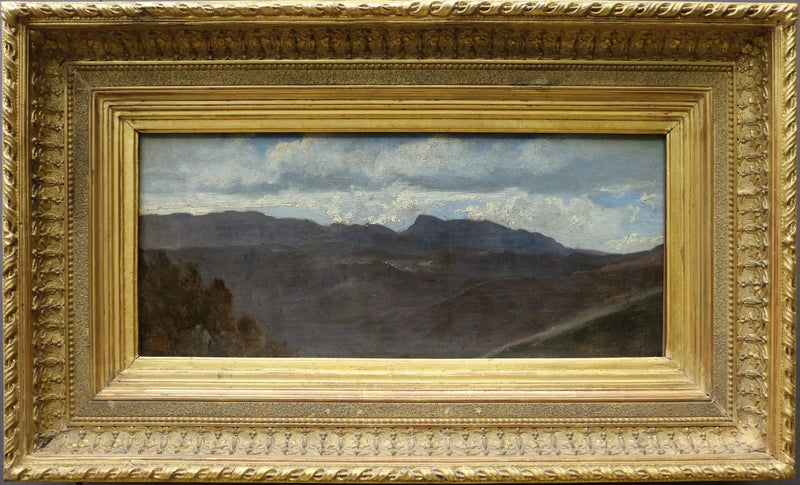 Roma Kampanyası Panorama. Olevano'dan Görülen Prenestini Dağları - Jean-Baptiste Camille Corot