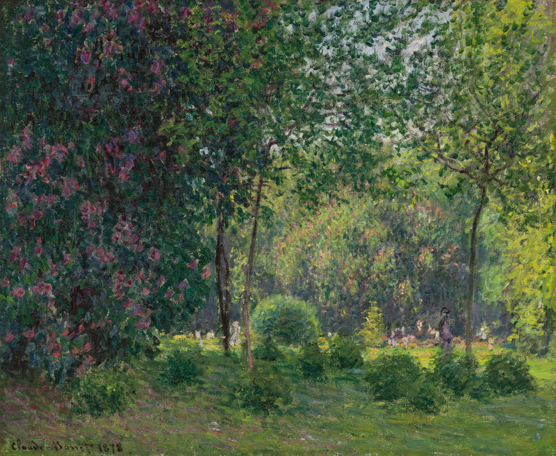 Parc Monceau W468 - Claude Monet