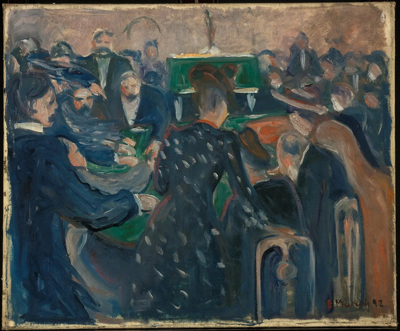 Monte Carlo'daki Bahisçiler - Edvard Munch