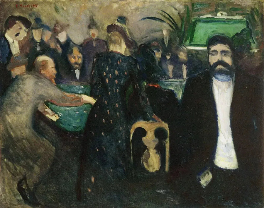 Monte Carlo'daki Bahisçiler - Edvard Munch