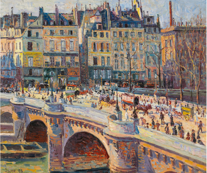 Paris, Le Pont-Neuf ve Quai Conti - Maximilien Luce