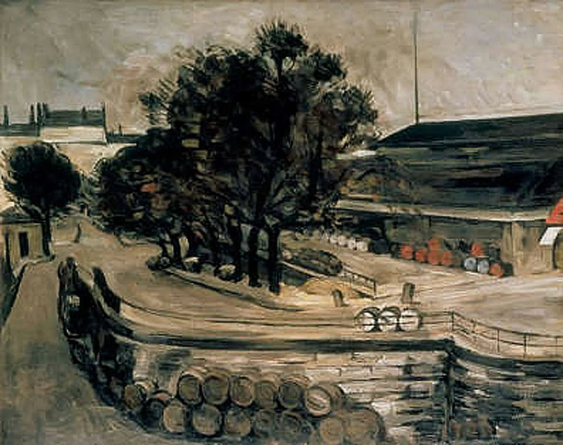 Paris, Jussieu İskelesi (şarap pazarı) - Paul Cézanne