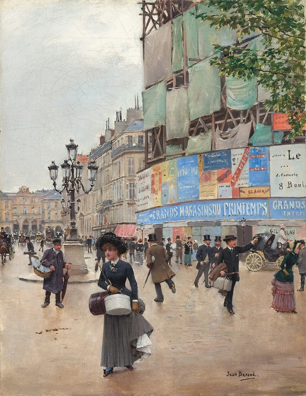 Paris rue du Havre - Jean Béraud - Alpha Reproduction