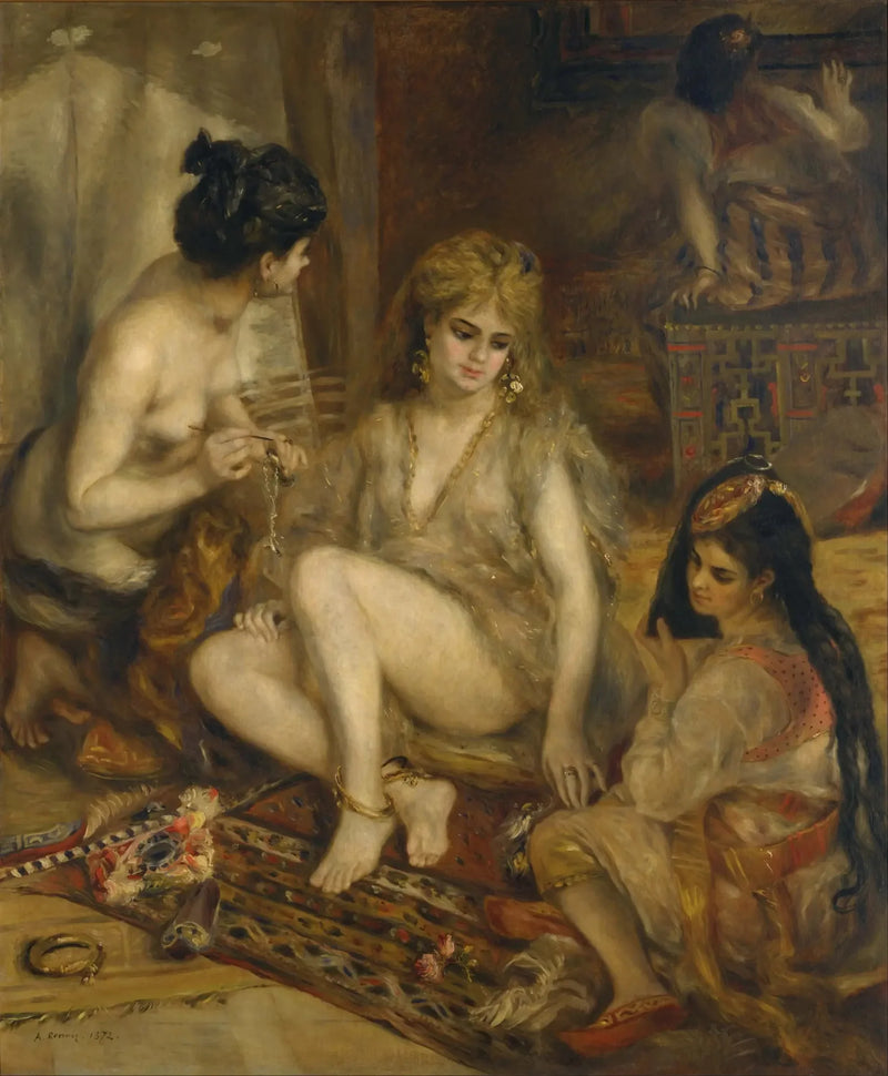 Cezayirli Kızlar - Pierre-Auguste Renoir