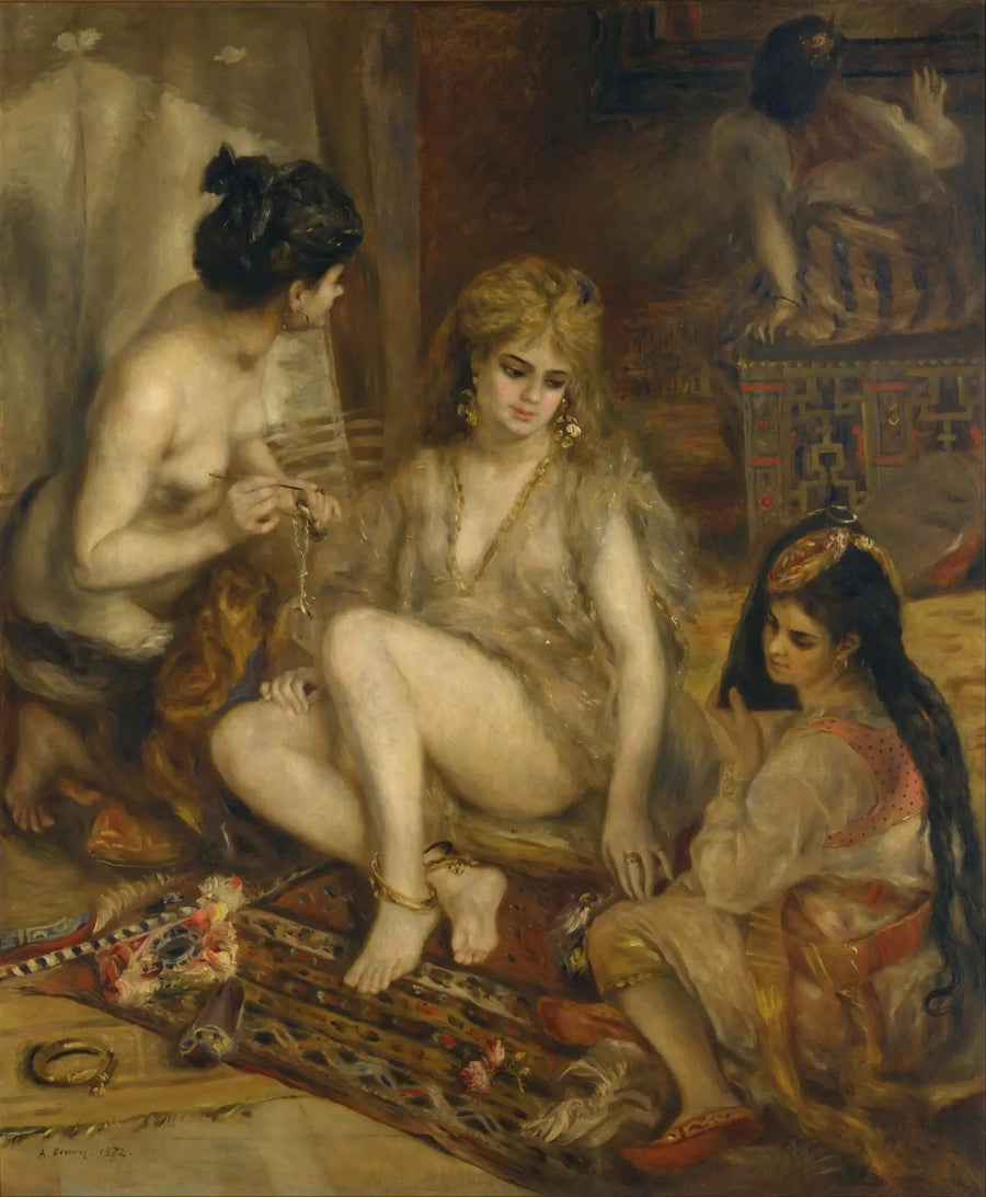 Cezayirli Kızlar - Pierre-Auguste Renoir