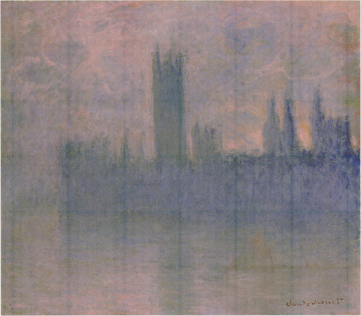 Parlamento, pembe senfoni - Claude Monet