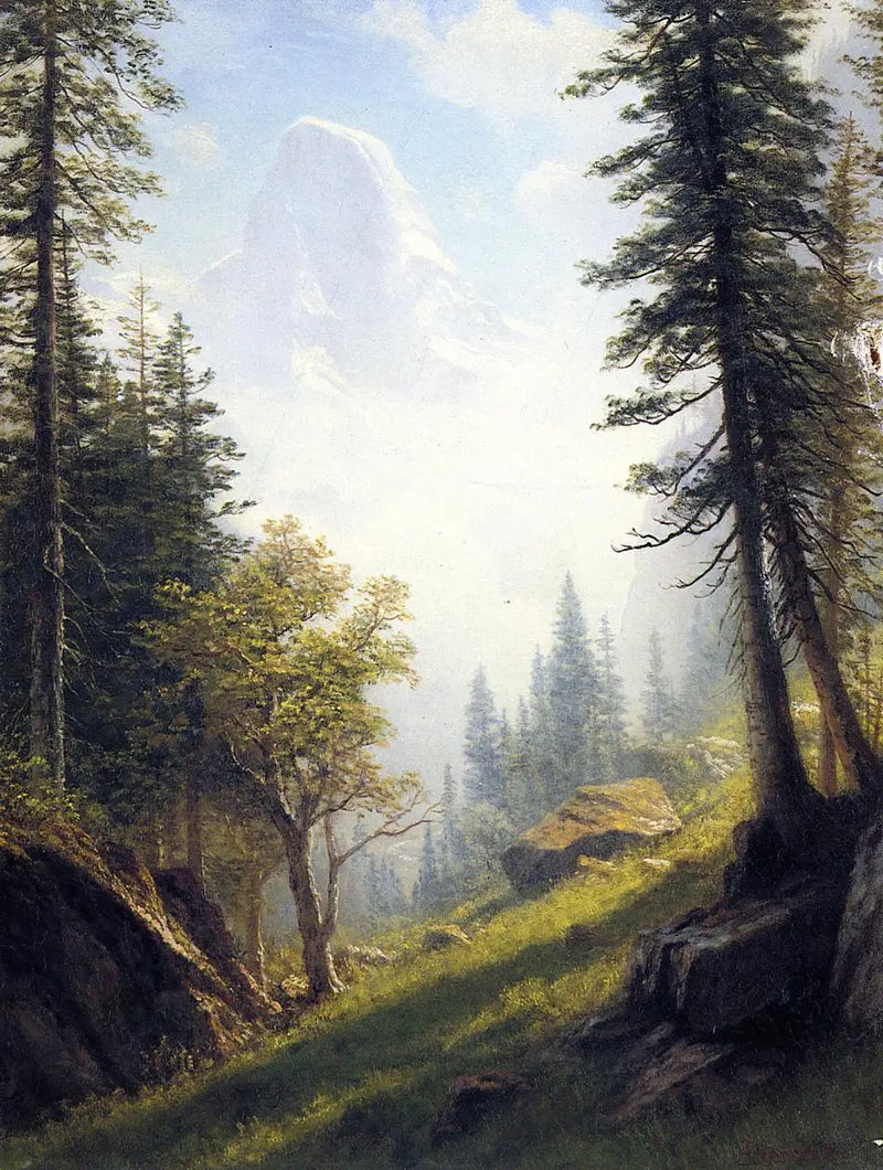 Bern Dağları Arasında - Albert Bierstadt