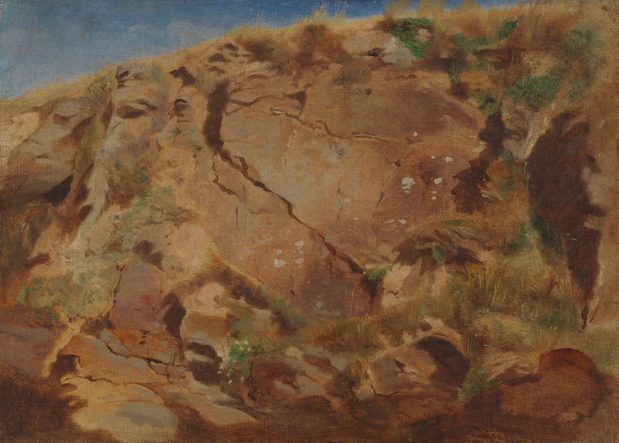 Bir uçurum duvarı - Arnold Böcklin