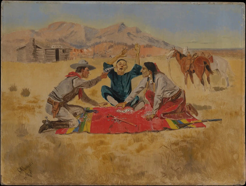 Bir Çinli için Hiç şansı yok - Charles Marion Russell
