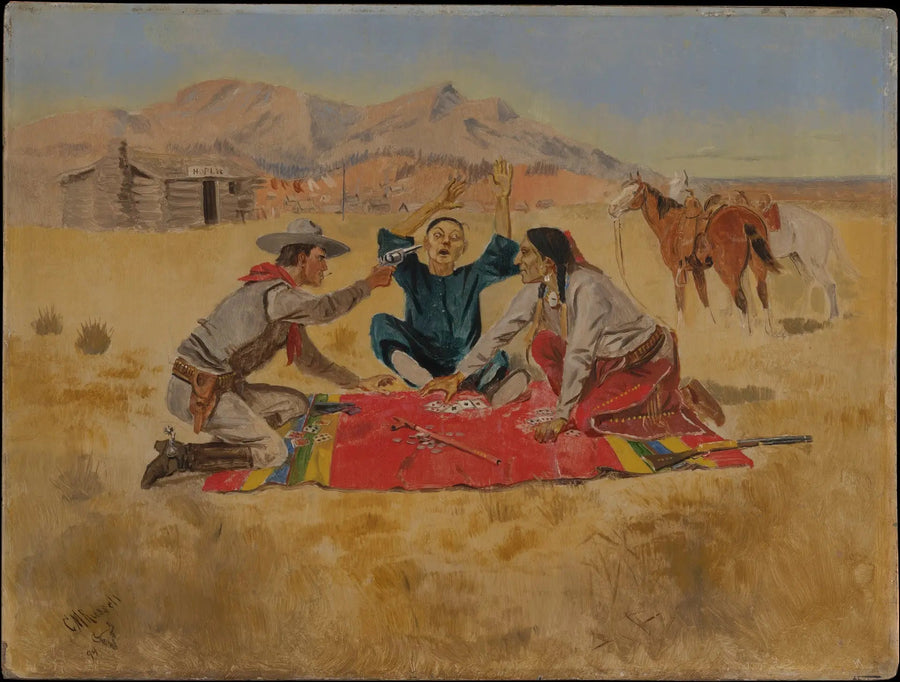 Bir Çinli için Hiç şansı yok - Charles Marion Russell