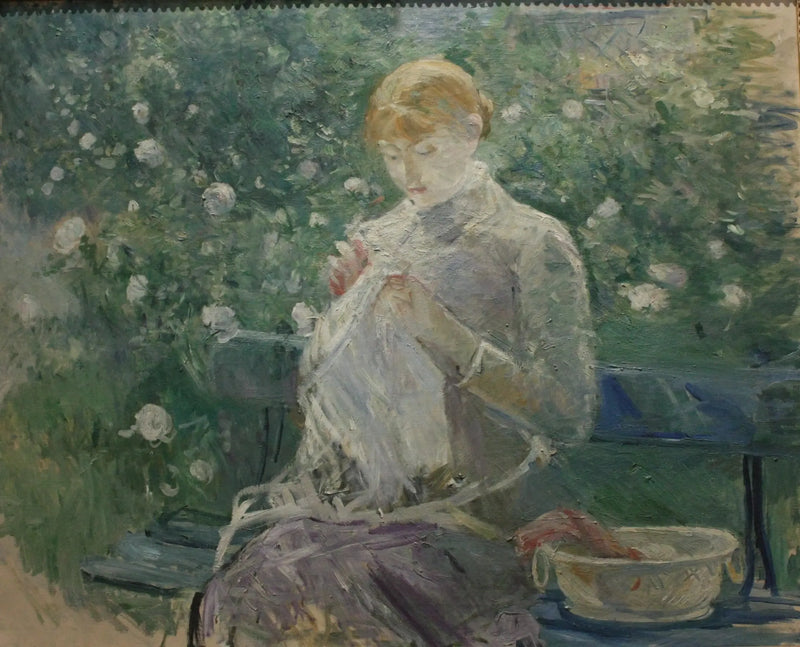 Bougival Bahçesinde Kuzenler Çiftliği - Berthe Morisot