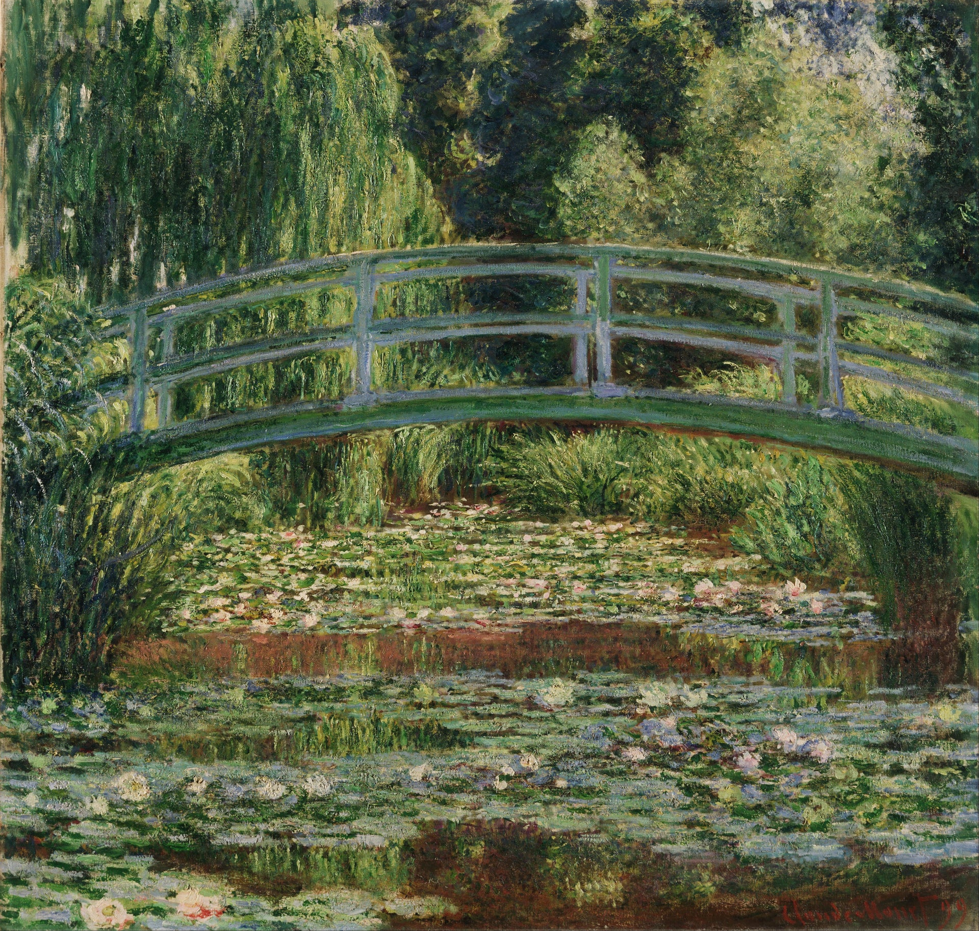 La Passerelle japonaise et le bassin de Claude Monet, 1899 – Philadelphia Museum of Art 1963-116-11, Wildenstein 1512