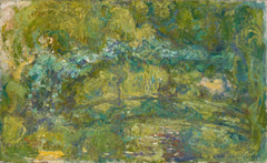 Nilüfer göletinin üzerindeki yaya köprüsü, Basel - Claude Monet