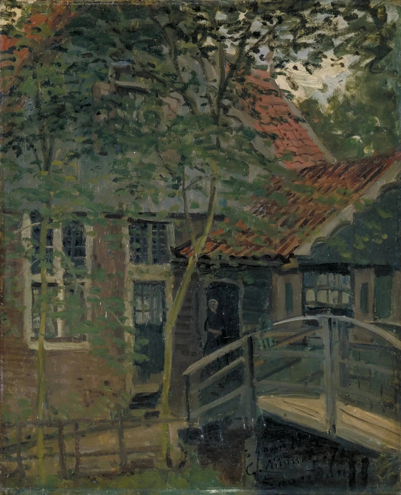 Zaandam W191a'ya Açılan Kapı - Claude Monet