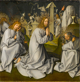 Passion grise: Le Christ au mont des Oliviers - Hans Holbein the Elder - Alpha Reproduction