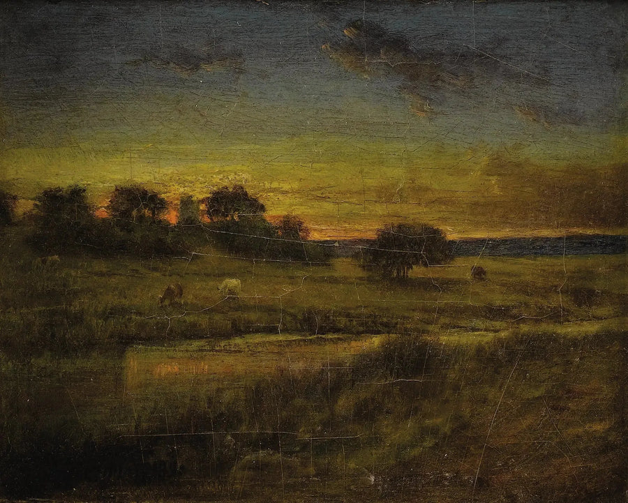 Şafakta Çayır - George Inness