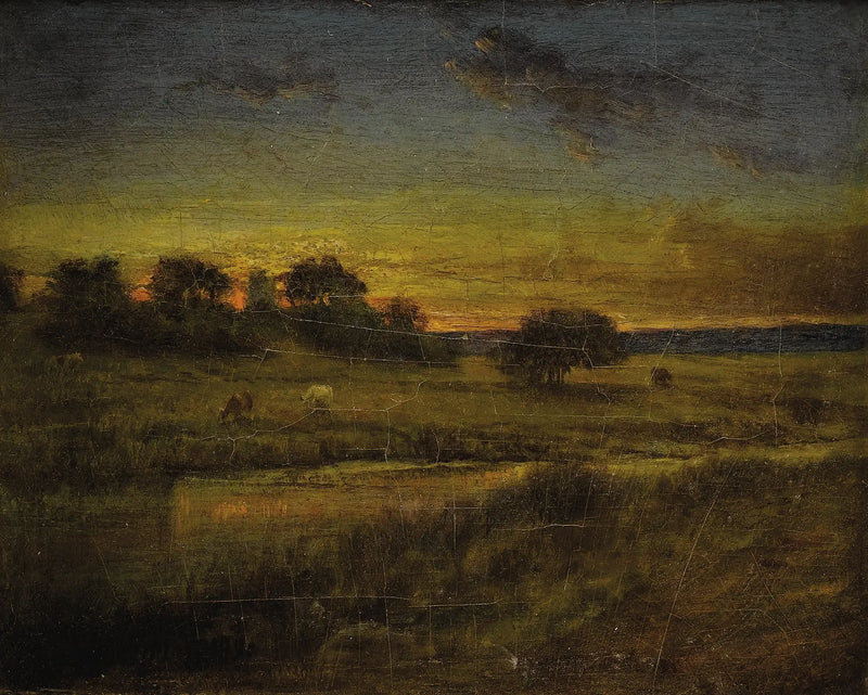 Şafakta Çayır - George Inness