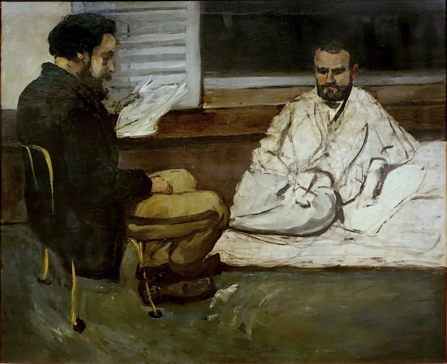 Paul Alexis, Émile Zola'ya okuyor - Paul Cézanne
