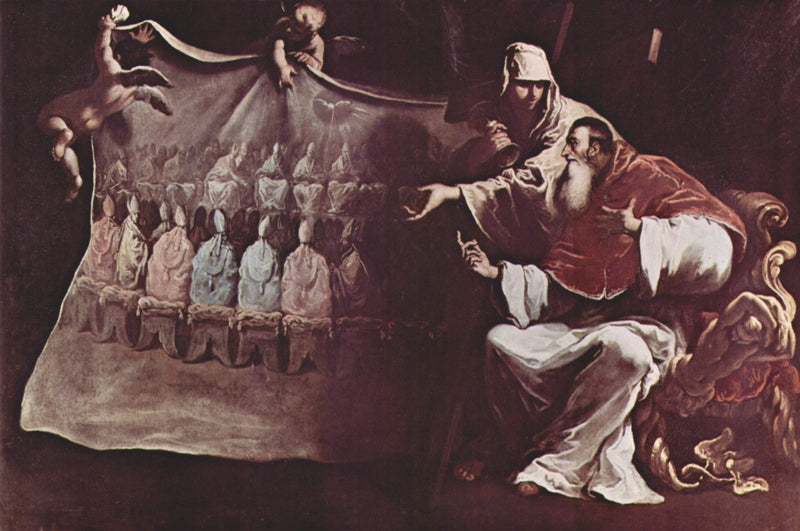Paul III İnanç İlhamıyla Trento Konsili'ni Toplamak İçin - Sebastiano Ricci