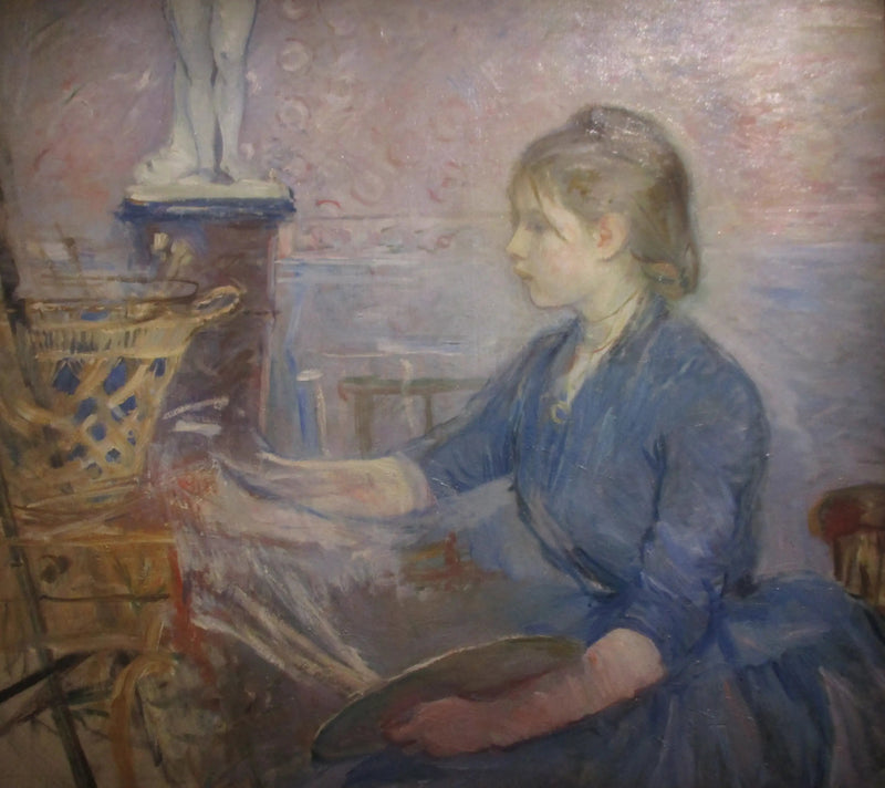 Paule Gobillard'ın Resim Yaptığı - Berthe Morisot