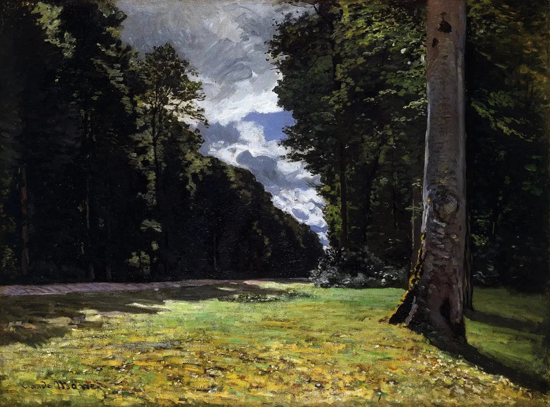 Fontainebleau W57 ormanındaki Le Pavé de Chailly - Claude Monet