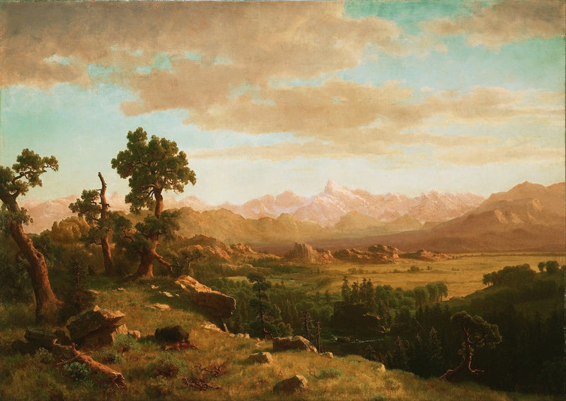 Wind River Ülkesi - Albert Bierstadt