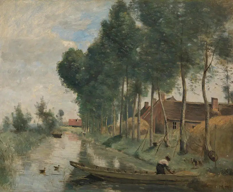 Arleux-du-Nord Manzarası - Jean-Baptiste Camille Corot