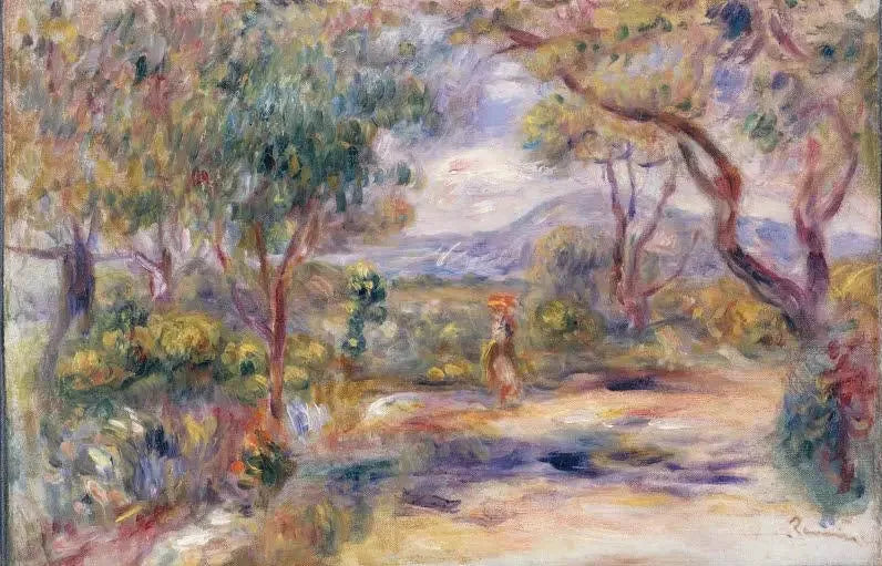 Cagnes Manzarası (Renoir Bahçesi) - Pierre-Auguste Renoir