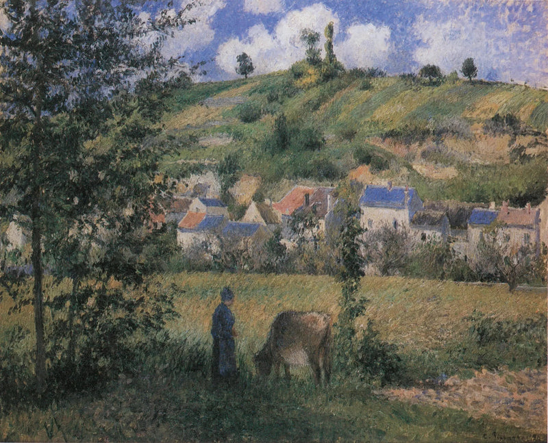 Chaponval Manzarası - Camille Pissarro