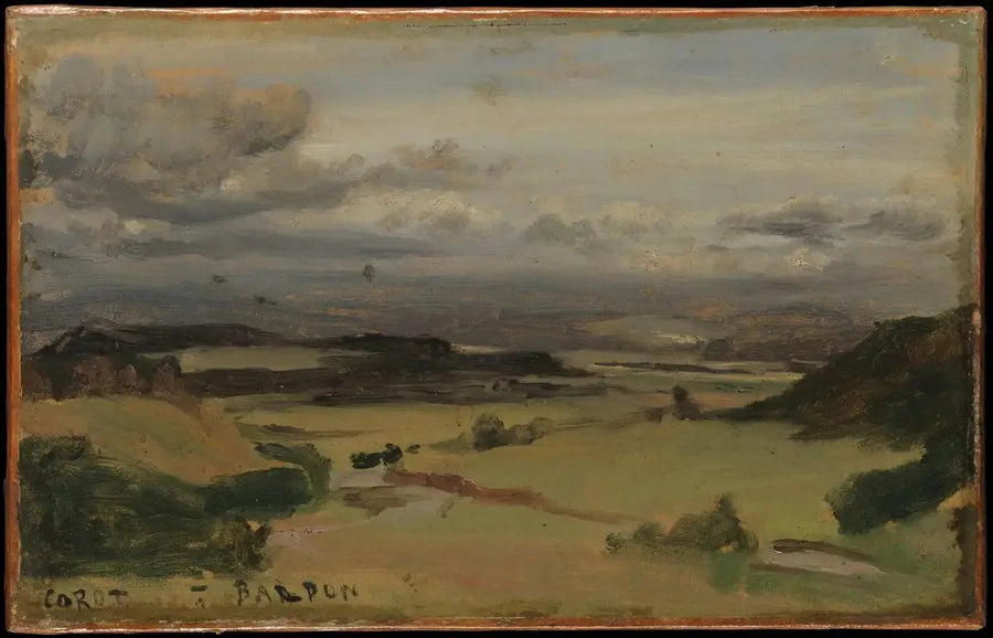 Civita Castellana Manzarası - Jean-Baptiste Camille Corot