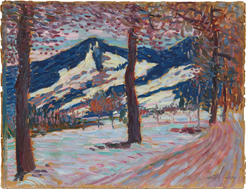 Füssen Manzarası (İlkbahar) - Alexej von Jawlensky