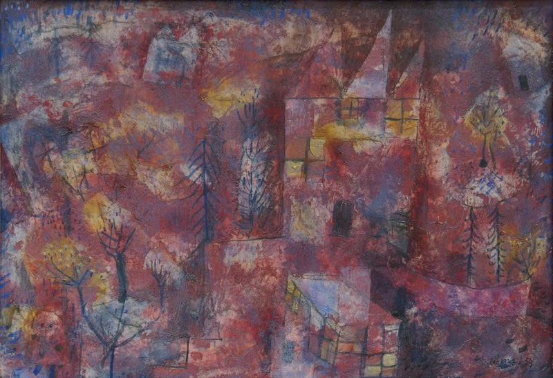 çocuklu manzara - Paul Klee