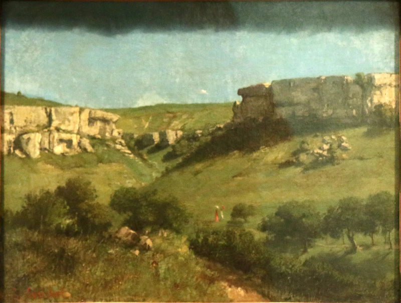 Ornans Manzarası - Gustave Courbet