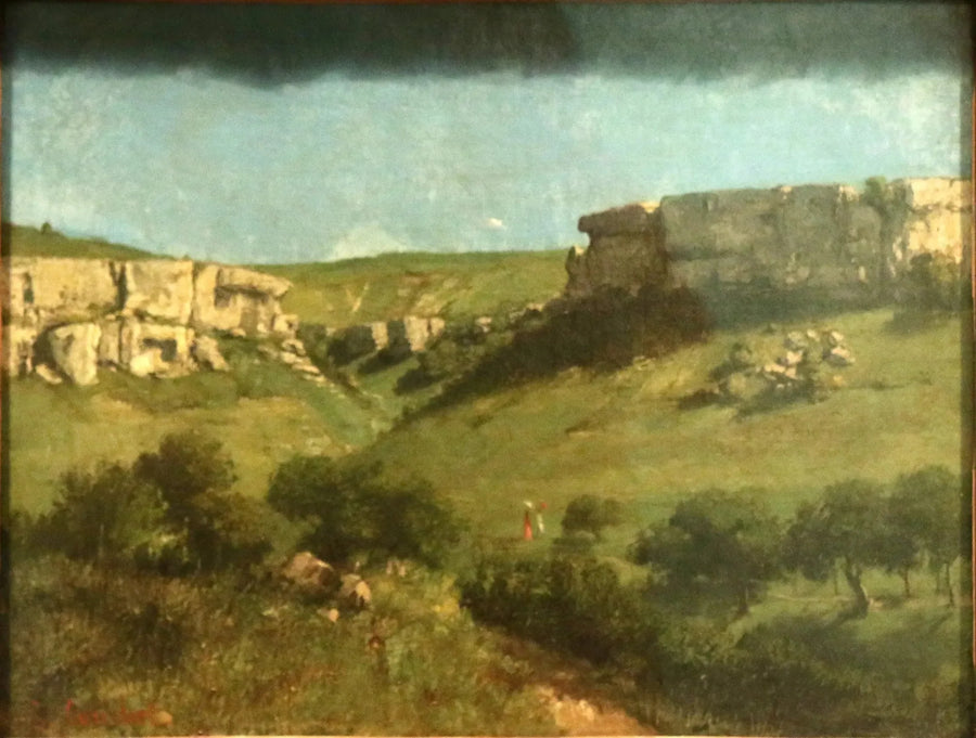 Ornans Manzarası - Gustave Courbet