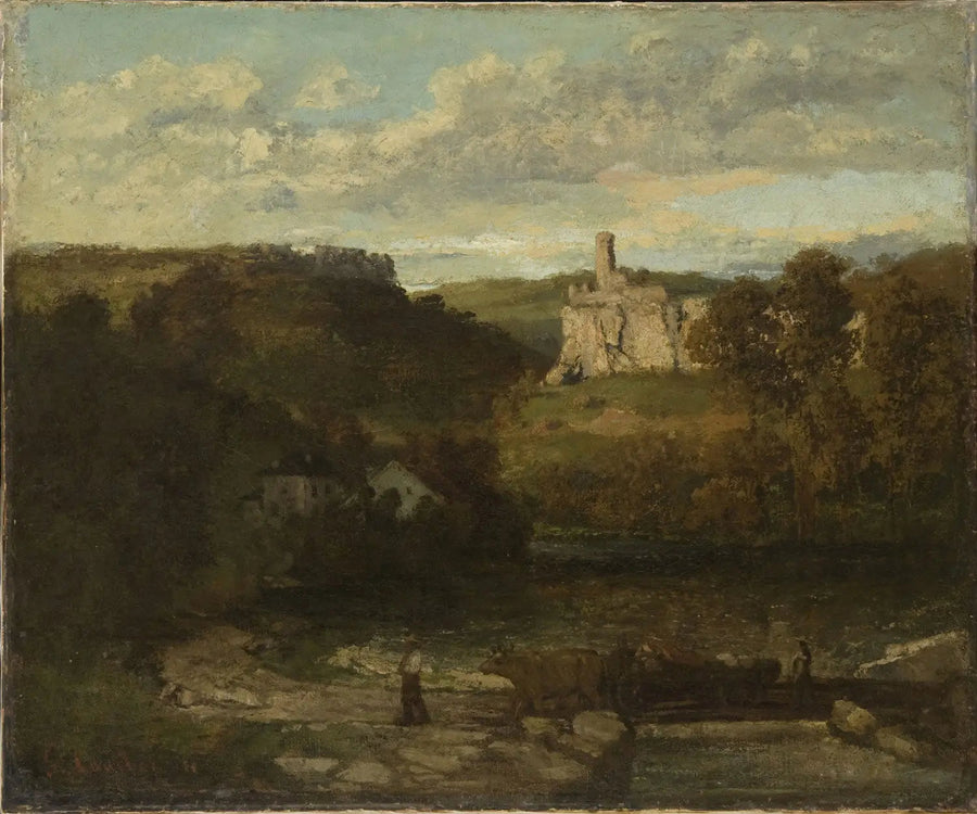Ornans Manzarası - Gustave Courbet
