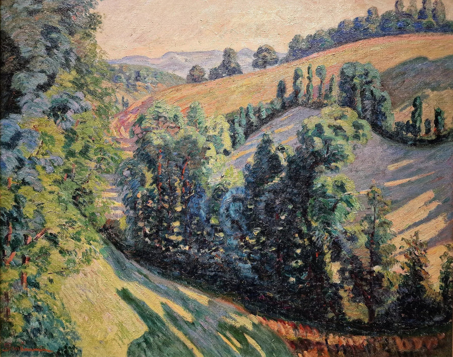 Pontgibaud Manzarası - Armand Guillaumin