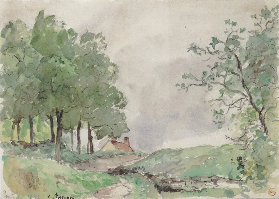 Pontoise Manzarası - Camille Pissarro